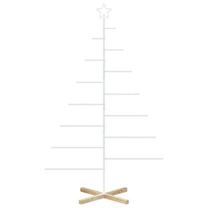 vidaXL Metal Christmas Tree with Stand KUOPIO 180 cm Steel White