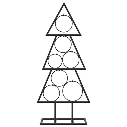vidaXL Metal Christmas Tree KUOPIO 60 cm Steel Black