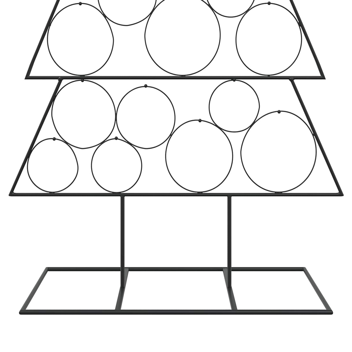 vidaXL Metal Christmas Tree with Classic Stand KUOPIO 180 cm Steel