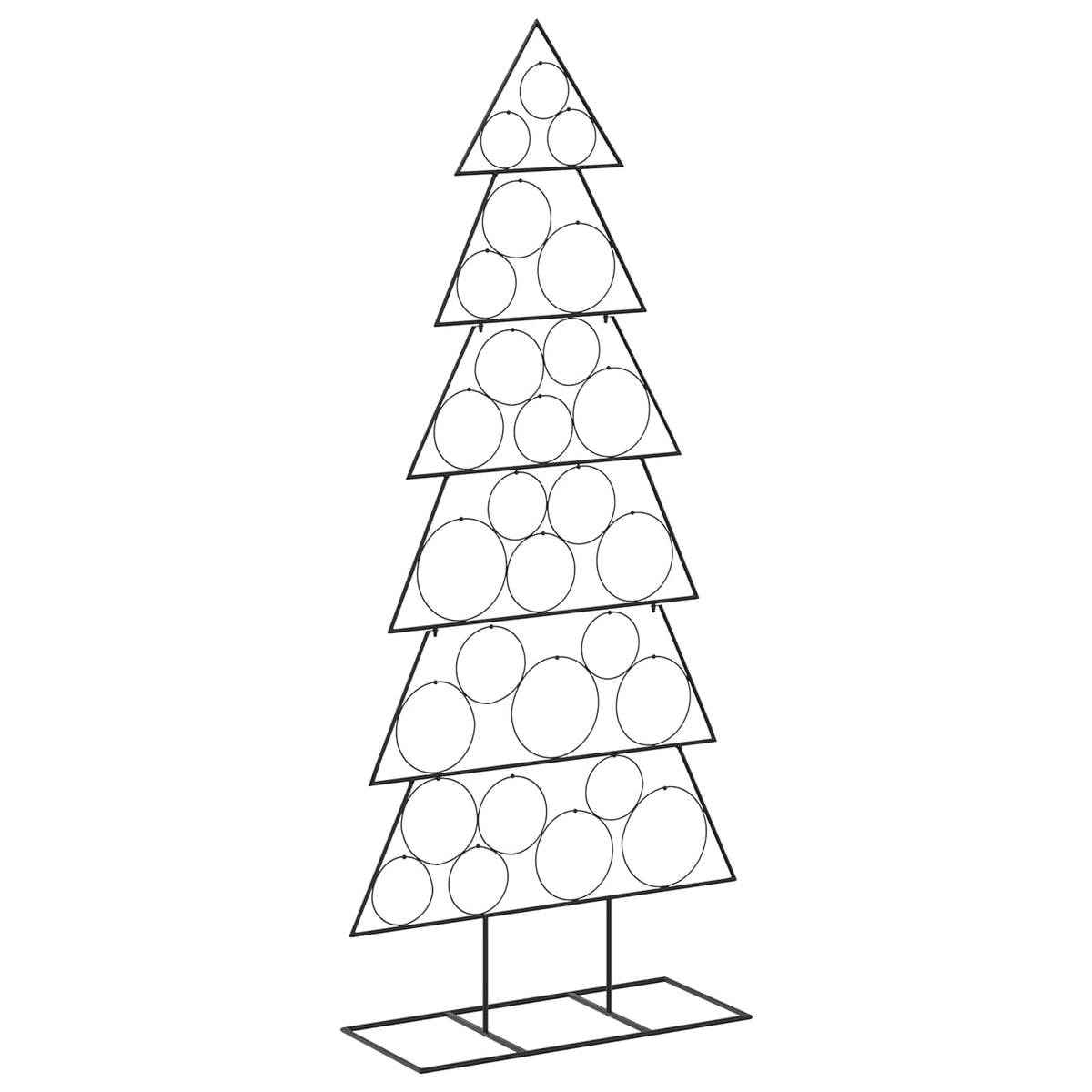 vidaXL Metal Christmas Tree with Classic Stand KUOPIO 180 cm Steel