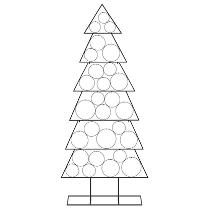 vidaXL Metal Christmas Tree with Classic Stand KUOPIO 180 cm Steel