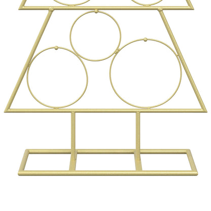 vidaXL Metal Christmas Tree KUOPIO 90 cm Steel Gold