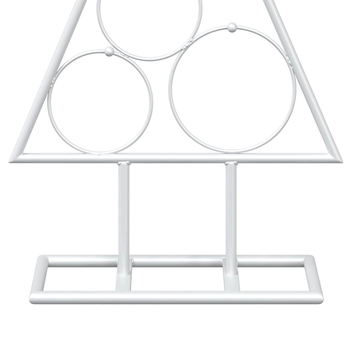 vidaXL Metal Christmas Tree KUOPIO 60 cm Steel White