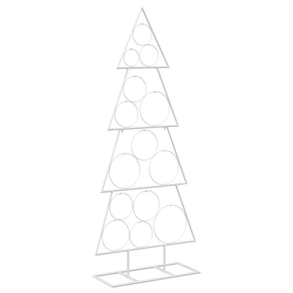 vidaXL Metal Christmas Tree KUOPIO 125 cm Steel White