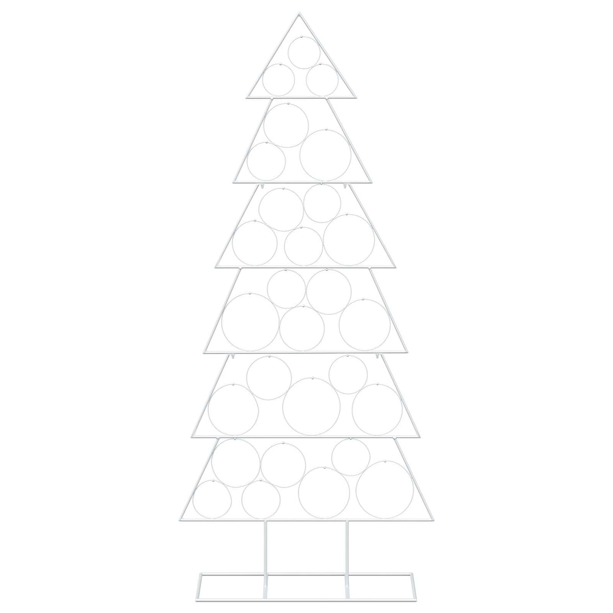 vidaXL Metal Christmas Tree with Classic Stand KUOPIO 180 cm Steel