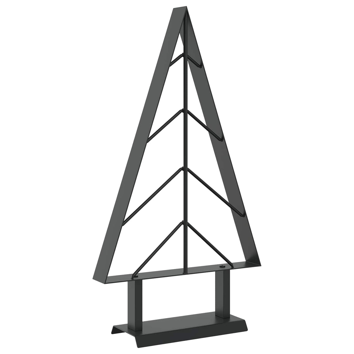 vidaXL Metal Christmas Tree KUOPIO 60 cm Steel Black