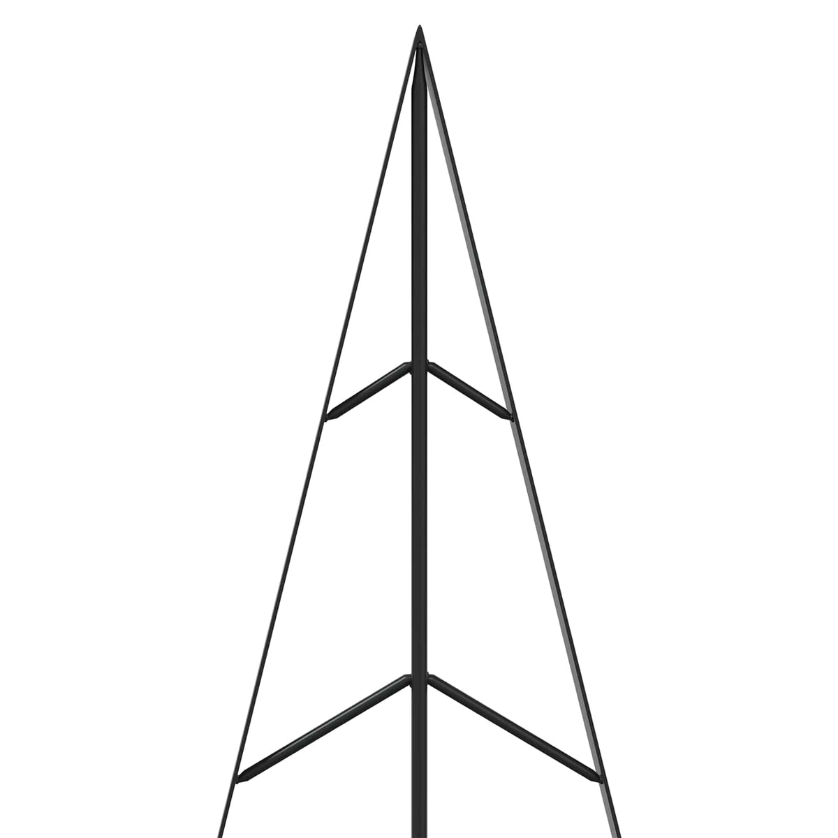 vidaXL Metal Christmas Tree with Stand KUOPIO 125 cm Steel Black