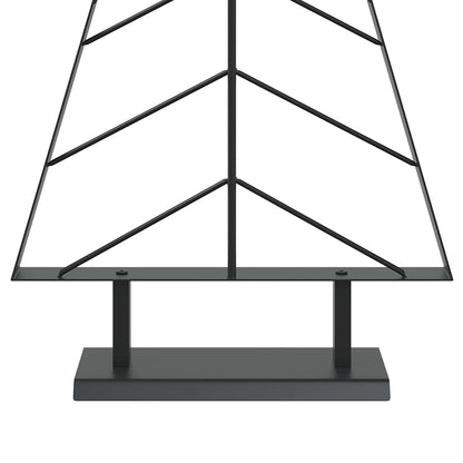 vidaXL Metal Christmas Tree with Stand KUOPIO 125 cm Steel Black