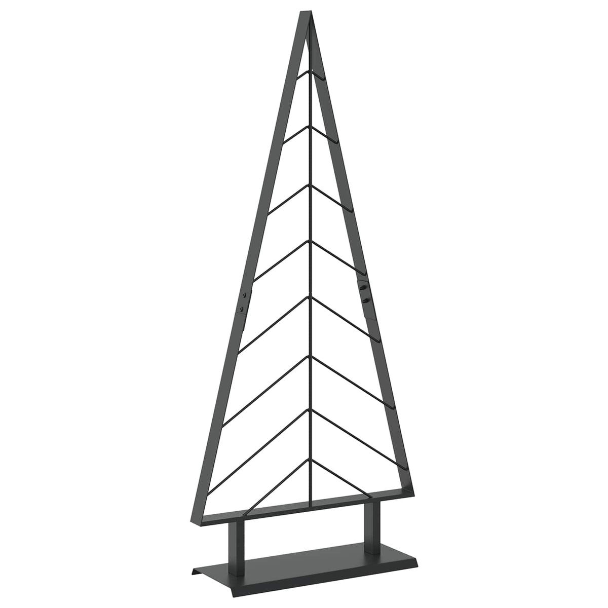 vidaXL Metal Christmas Tree with Stand KUOPIO 125 cm Steel Black