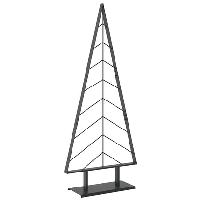 vidaXL Metal Christmas Tree with Stand KUOPIO 150 cm Steel Black