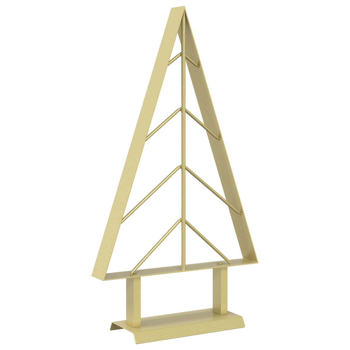 vidaXL Metal Christmas Tree KUOPIO 60 cm Steel Gold