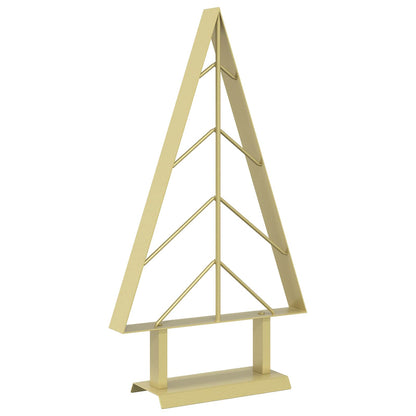 vidaXL Metal Christmas Tree KUOPIO 60 cm Steel Gold
