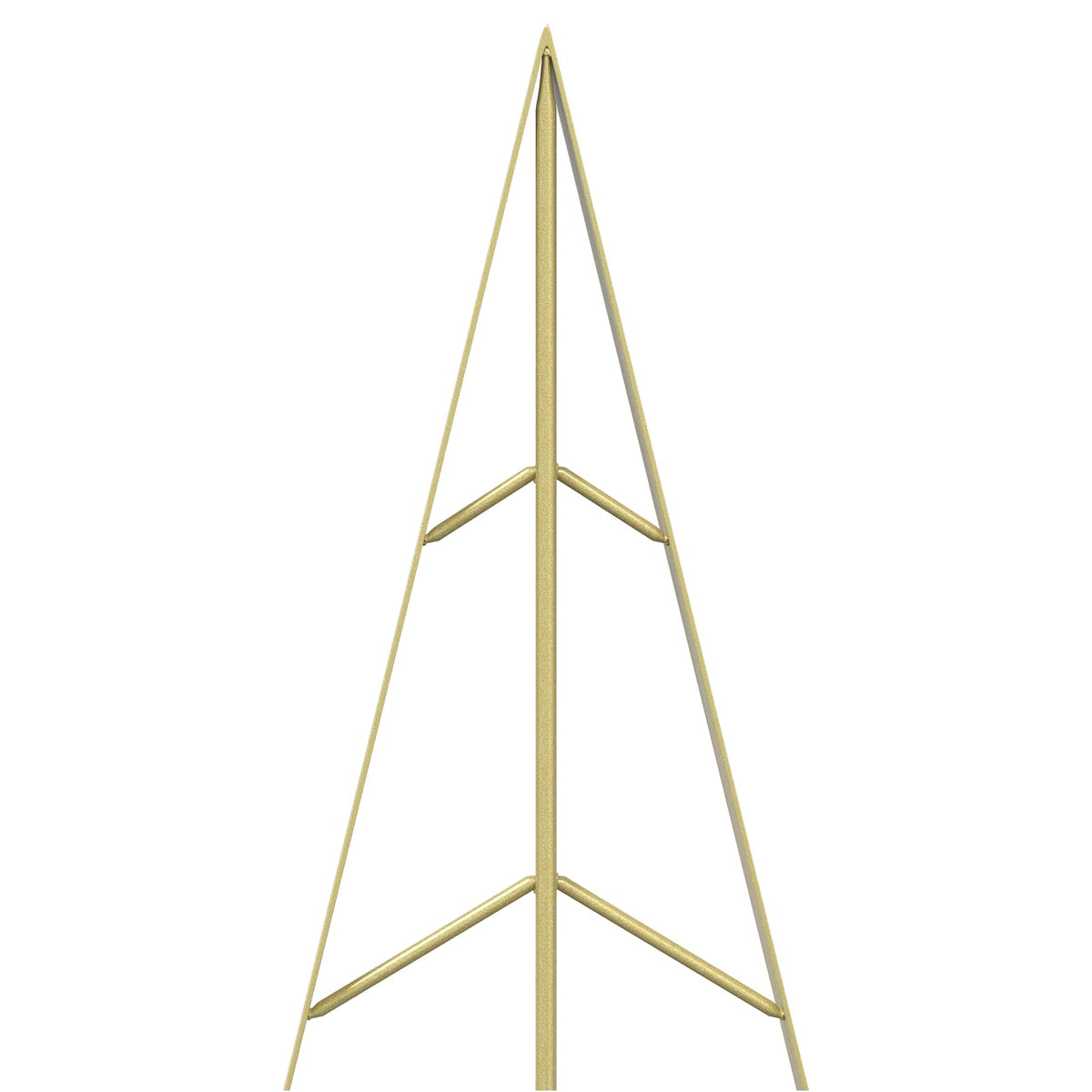 vidaXL Metal Christmas Tree with Stand KUOPIO 90 cm Steel Gold
