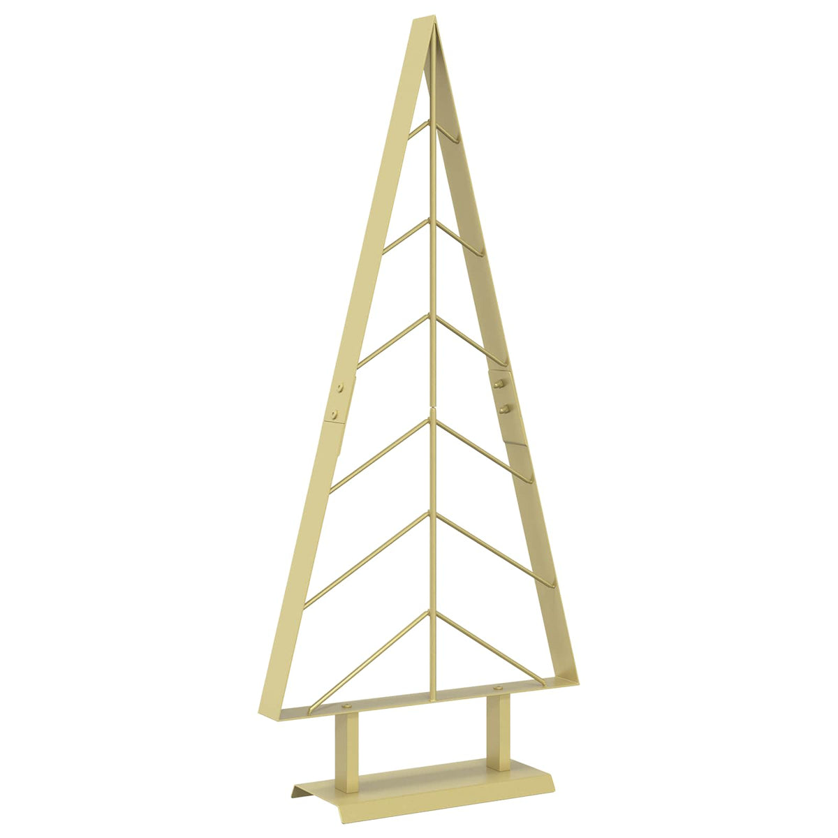 vidaXL Metal Christmas Tree with Stand KUOPIO 90 cm Steel Gold