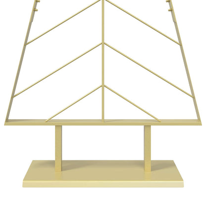 vidaXL Metal Christmas Tree with Stand KUOPIO 150 cm Steel Gold