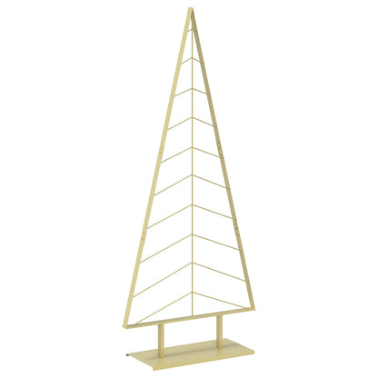 vidaXL Metal Christmas Tree with Stand KUOPIO 210 cm Steel Gold