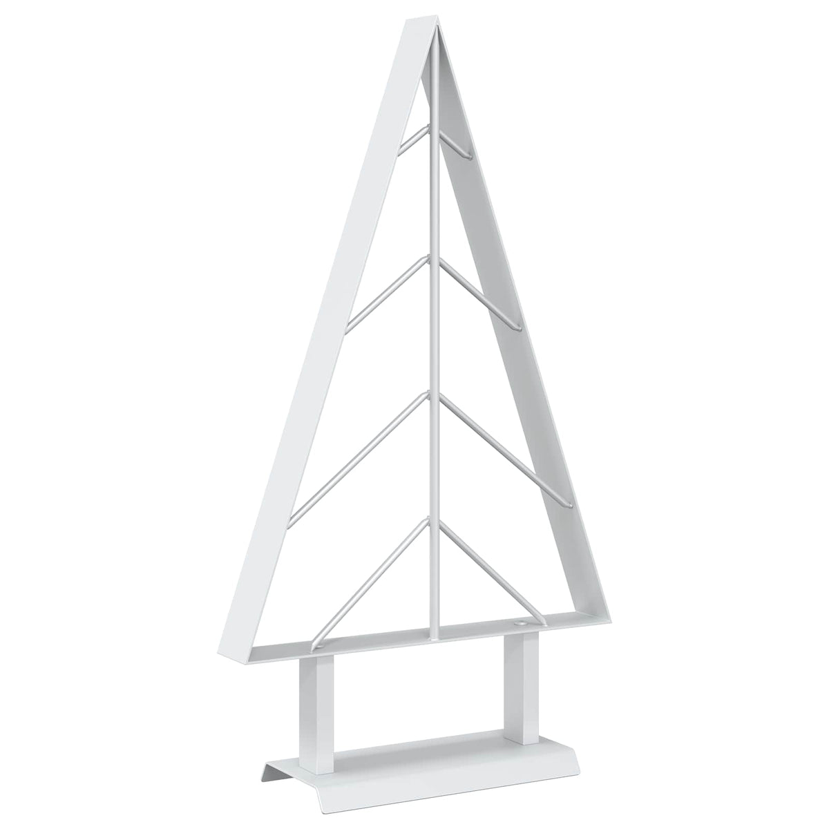 vidaXL Metal Christmas Tree KUOPIO 60 cm Steel White