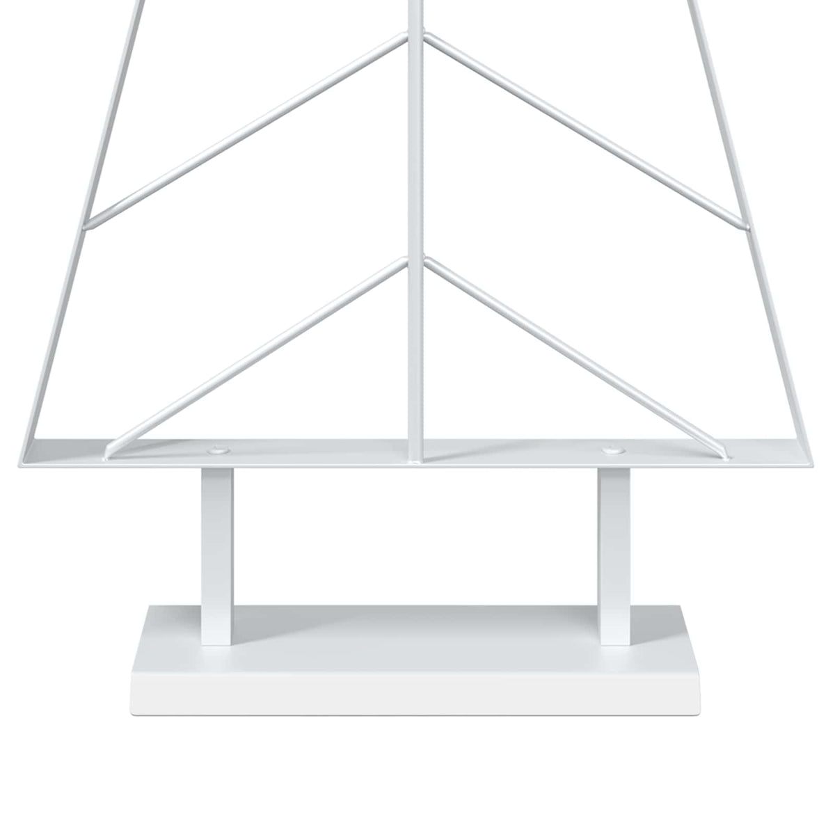 vidaXL Metal Christmas Tree with Stand KUOPIO 90 cm Steel White
