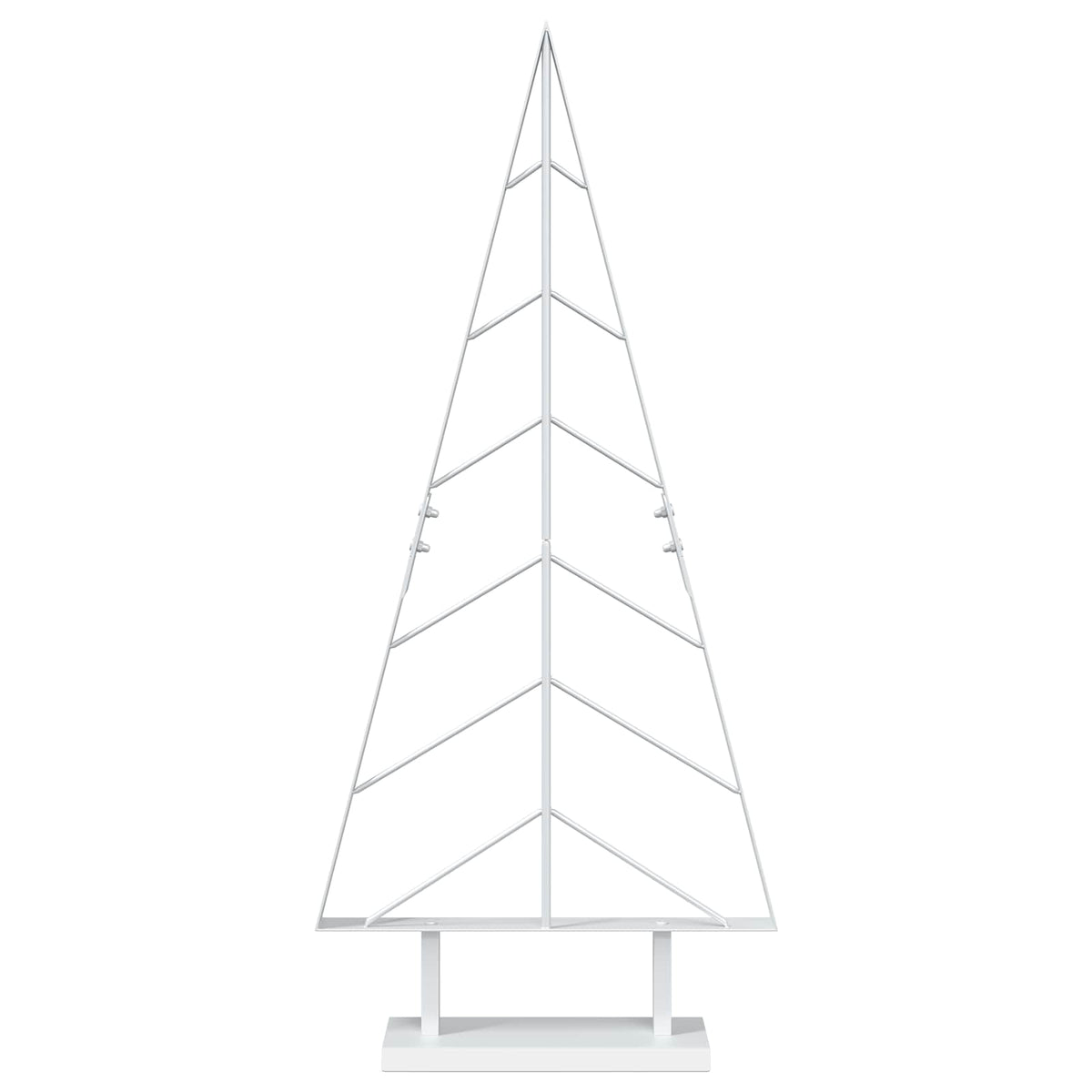 vidaXL Metal Christmas Tree with Stand KUOPIO 90 cm Steel White