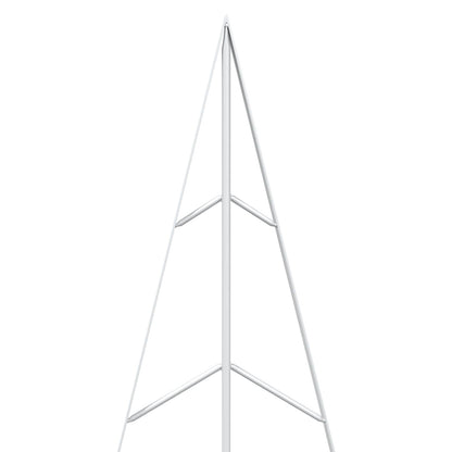 vidaXL Metal Christmas Tree with Stand KUOPIO 125 cm Steel White