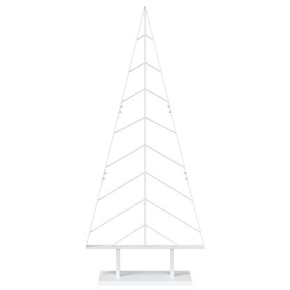 vidaXL Metal Christmas Tree KUOPIO 150 cm Steel White