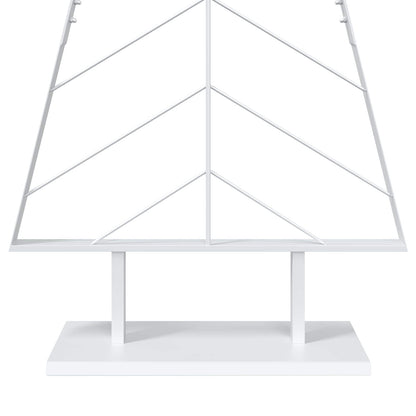 vidaXL Metal Christmas Tree with Stand KUOPIO 180 cm Steel White