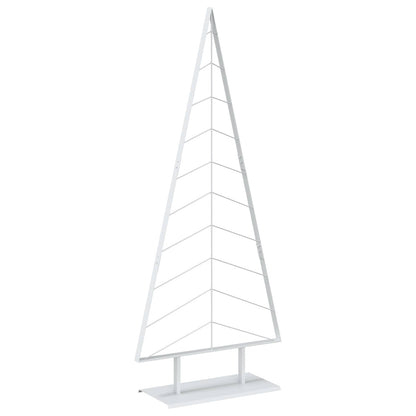 vidaXL Metal Christmas Tree with Stand KUOPIO 210 cm Steel White