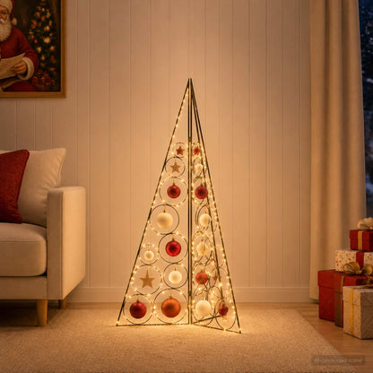 vidaXL Metal Christmas Tree KUOPIO 100 cm Steel Black