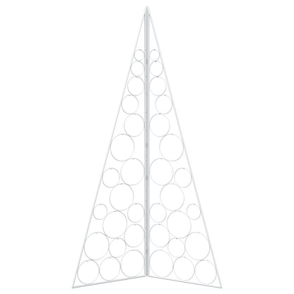vidaXL Metal Christmas Tree KUOPIO 140 cm Steel White