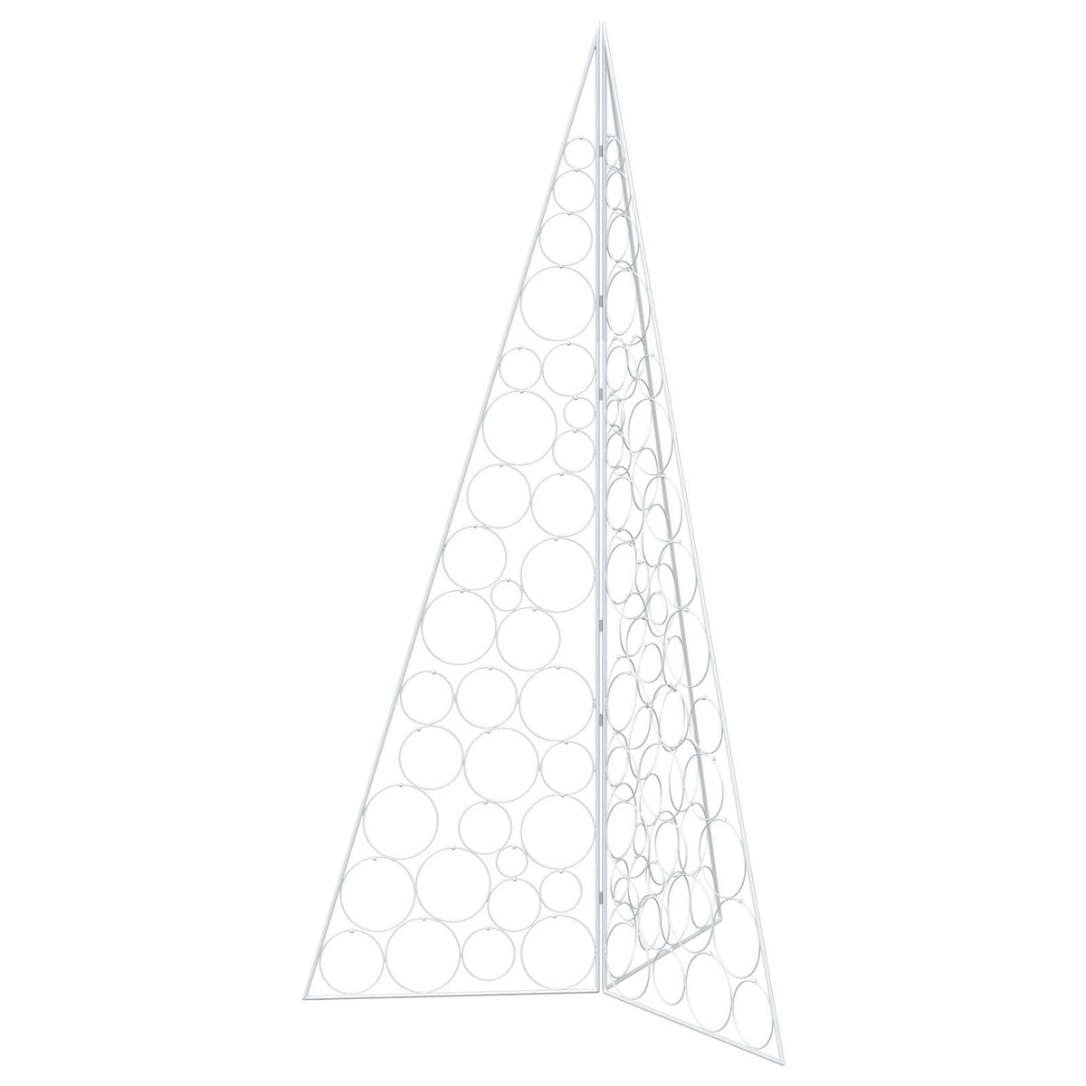 vidaXL Metal Christmas Tree KUOPIO 180 cm Steel White