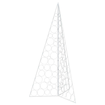 vidaXL Metal Christmas Tree KUOPIO 180 cm Steel White