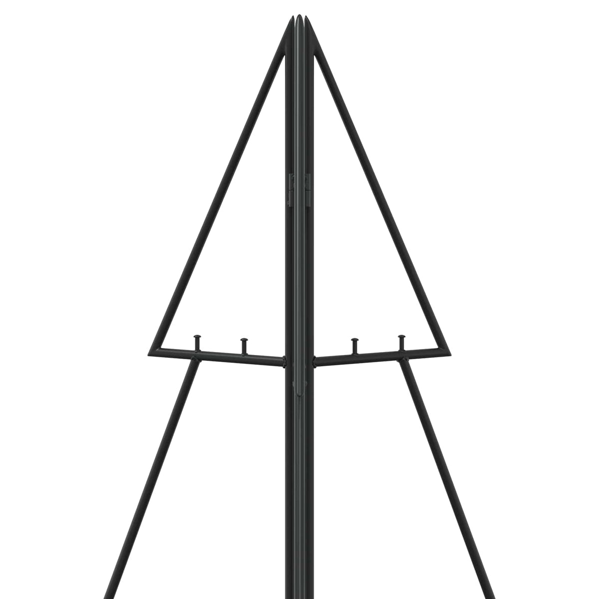 vidaXL Metal Christmas Tree KUOPIO 100 cm Steel Black
