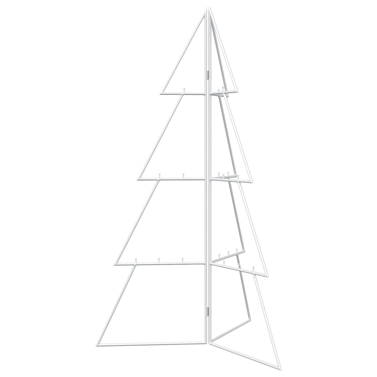 vidaXL Metal Christmas Tree with Folding Stand KUOPIO 100 cm Steel