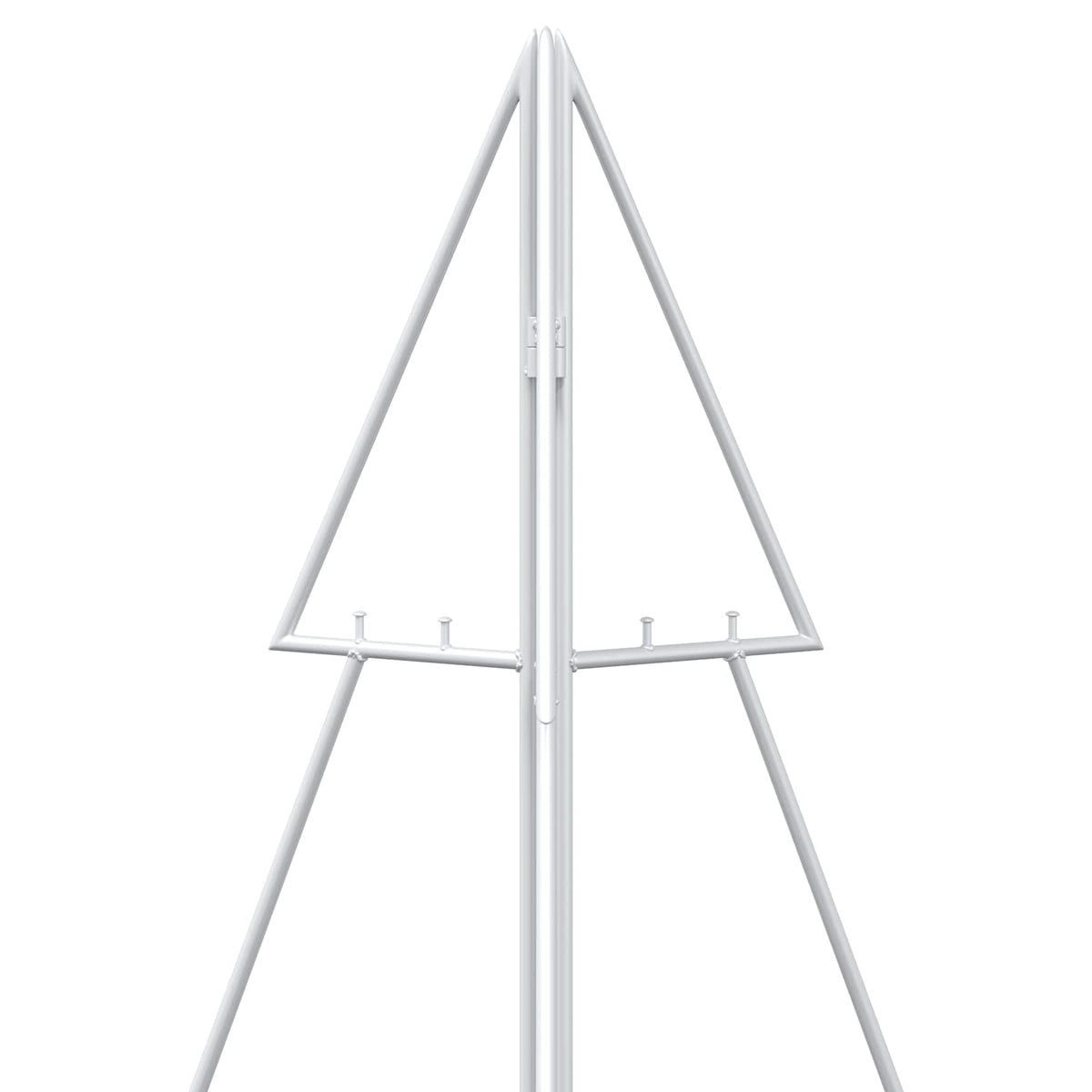 vidaXL Metal Christmas Tree KUOPIO 180 cm Steel White