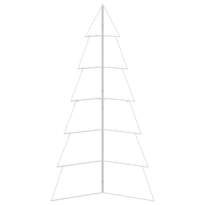 vidaXL Metal Christmas Tree KUOPIO 180 cm Steel White
