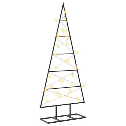 vidaXL Metal Christmas Tree with Stand KUOPIO 90 cm Warm White Steel