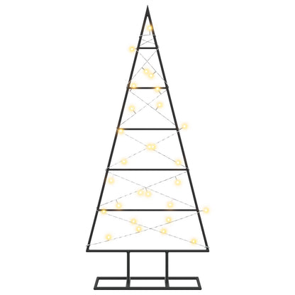 vidaXL Metal Christmas Tree with Stand KUOPIO 90 cm Warm White Steel