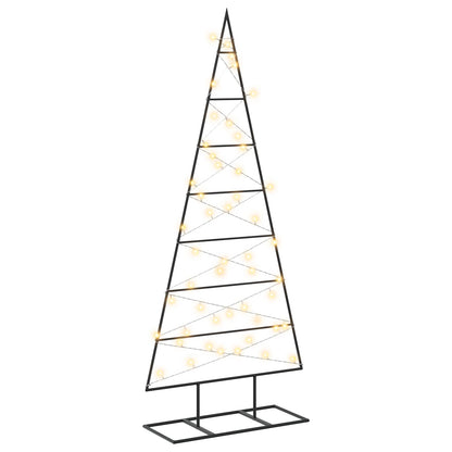 vidaXL Metal Christmas Tree with Stand KUOPIO 125 cm Warm White Steel