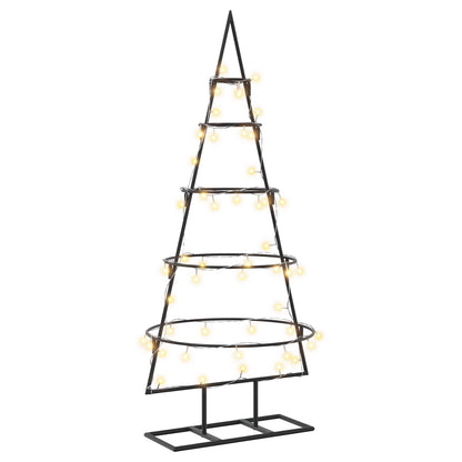 vidaXL Metal Christmas Tree with Stand KUOPIO 90 cm Warm White Steel