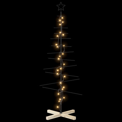 vidaXL Metal Christmas Tree with Stand KUOPIO 150 cm Warm White Steel