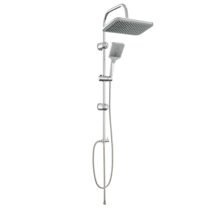 vidaXL Shower System with Shower Head Chrome Stainless Steel