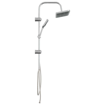 vidaXL Shower System with Shower Head Chrome Stainless Steel