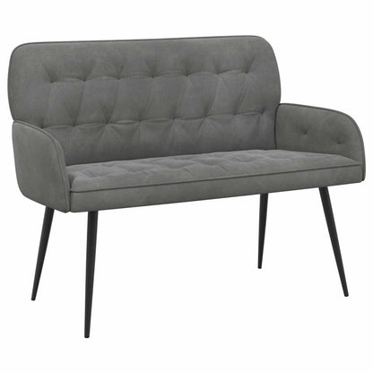 vidaXL 2 Seater Sofa with Metal Legs 2-Seater Dark Grey Velvet