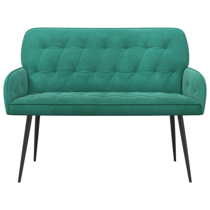 vidaXL 2 Seater Sofa with Metal Legs 2-Seater Turquoise Velvet