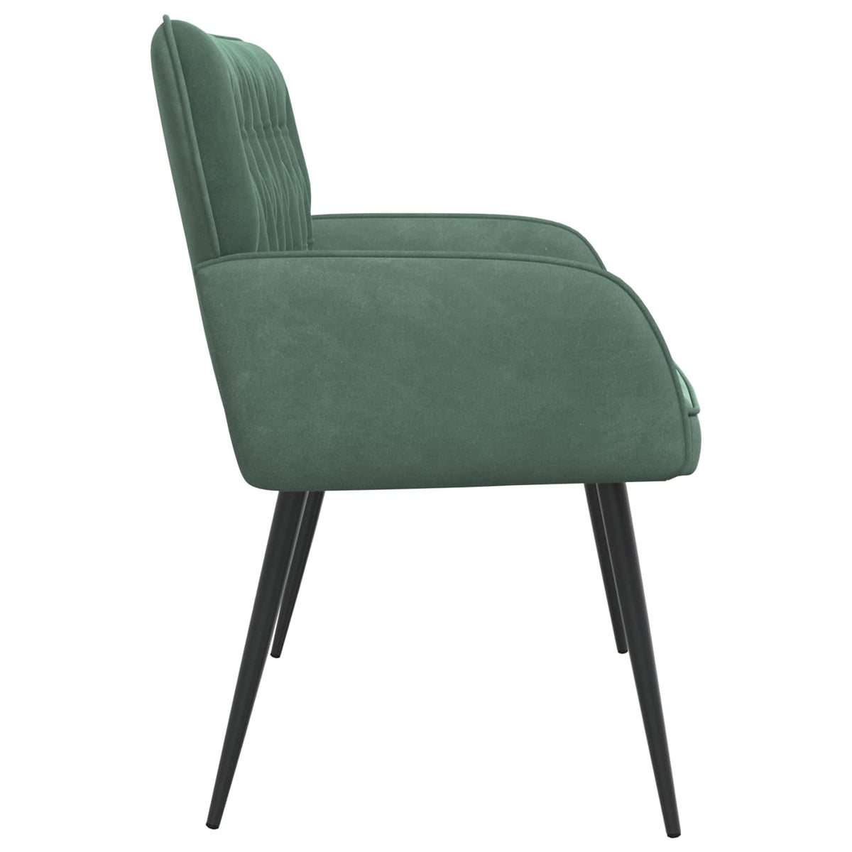 vidaXL 2 Seater Sofa with Metal Legs 2-Seater Sea Green Velvet