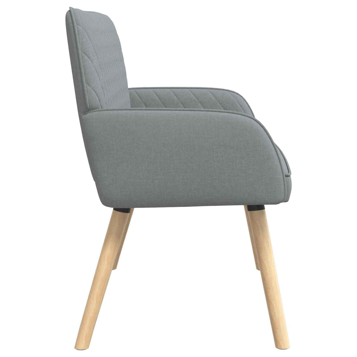 vidaXL 2 Seater Sofa with Solid Wood Legs 2-Seater Light Grey