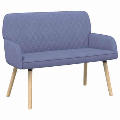 vidaXL 2 Seater Sofa with Solid Wood Legs 2-Seater Jeans Blue