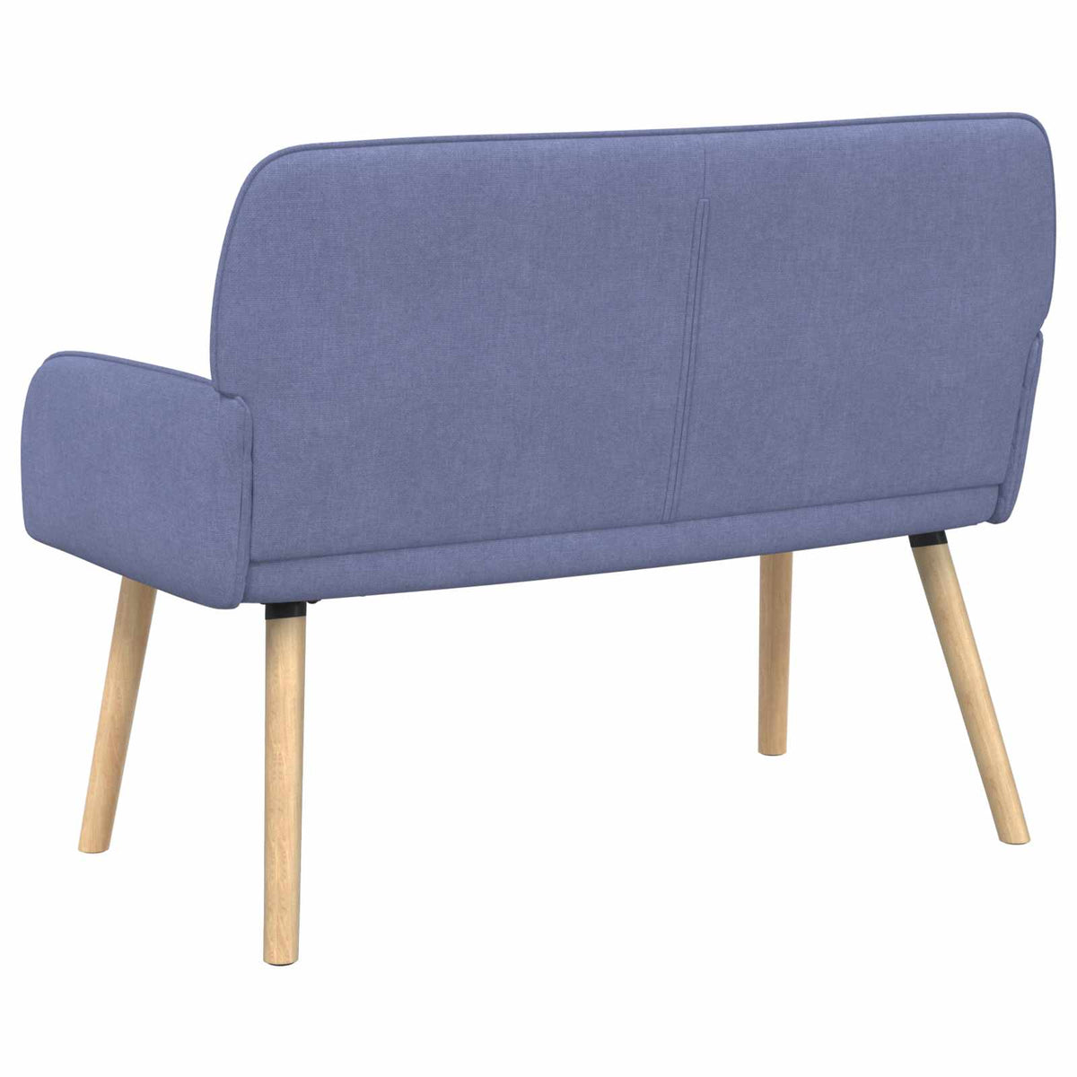 vidaXL 2 Seater Sofa with Solid Wood Legs 2-Seater Jeans Blue