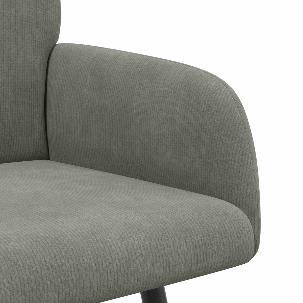 vidaXL 2 Seater Sofa with Metal Legs 2-Seater Light Grey