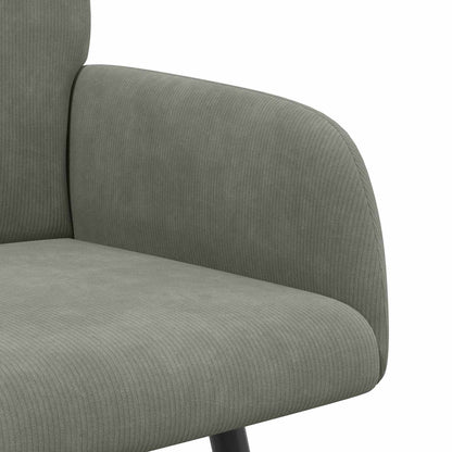 vidaXL 2 Seater Sofa with Metal Legs 2-Seater Light Grey